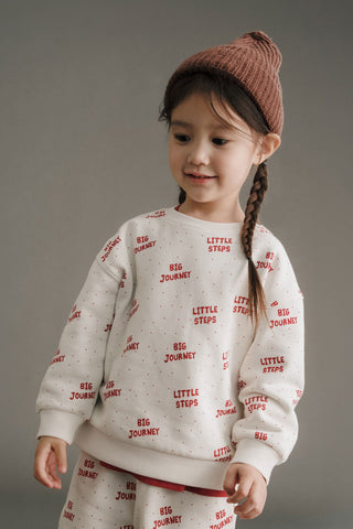 Butter Cotton Fleece-Lined Graphic Sweatshirt