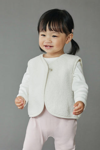 Teddy Fleece Reversible Vest [3-30M]