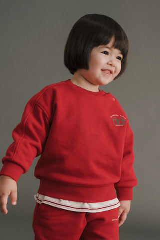 Butter Cotton Fleece-Lined Sweatshirt