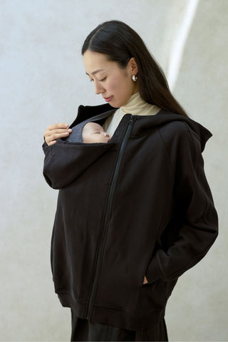 Babywearing Outerwear Zip Up Hoodie