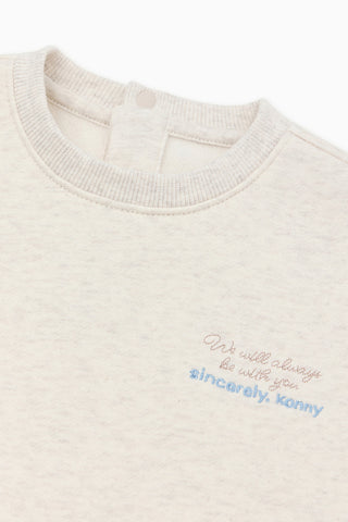 [25FW] Butter Cotton Fleece-Lined Sweatshirt