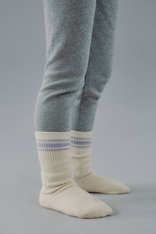 EasyFit Ribbed Striped Socks (2-Piece Set)