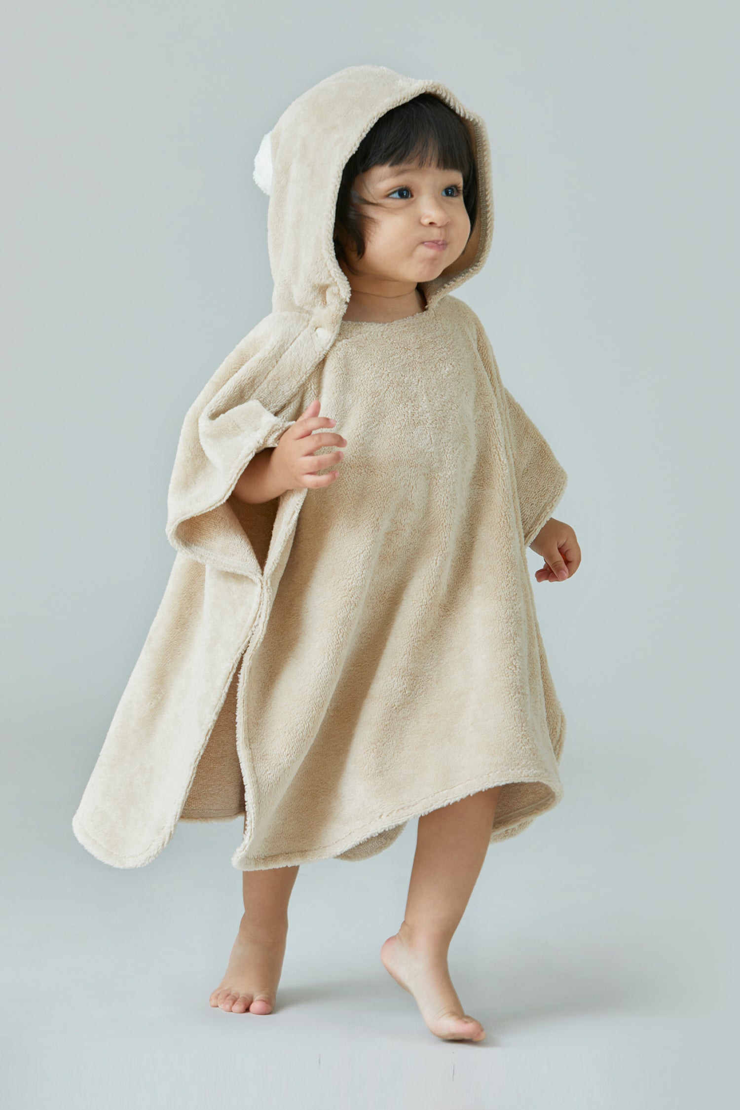 Konny Bamboo Cotton Hooded Poncho Towel (12M-4Y) – Konny Baby