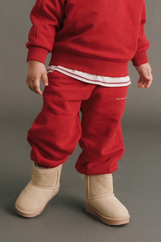 Butter Cotton Fleece-Lined Joggers
