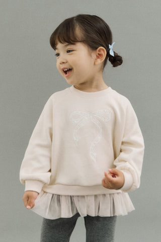 Girls Soft-Touch Tulle Sweatshirt
