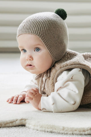Cashmere Blend Knit Bonnet [0-12M]