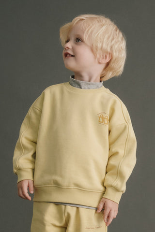 Butter Cotton Fleece-Lined Sweatshirt