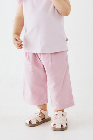Cotton Relaxed Cropped Pants