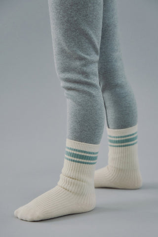EasyFit Ribbed Striped Socks (2-Piece Set)