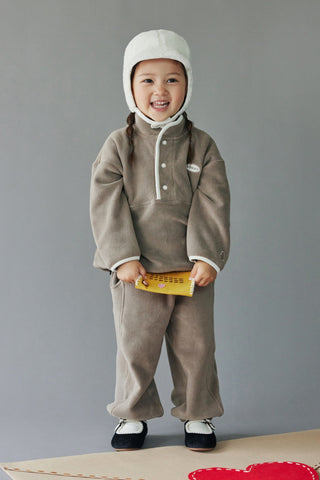 [Set] Fleece Anorak Matching Set