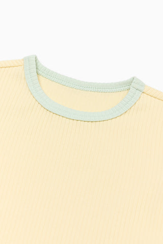 Modal Ribbed Pajama Set