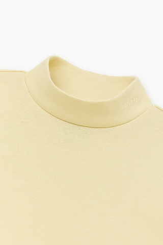 [25FW] Cotton Regular Fit Mock Neck T-Shirt