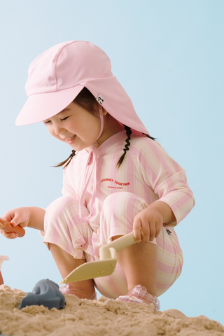 UV Protection Swimset, One-piece [Hat included]