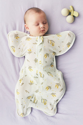 Cotton Mesh Swaddle Suit (Long)
