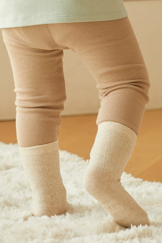 Easy-Fit Basic Socks [Oatmeal/Taupe/Brown/Beige]