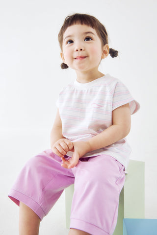 Cool Cotton Stripe Matching Set