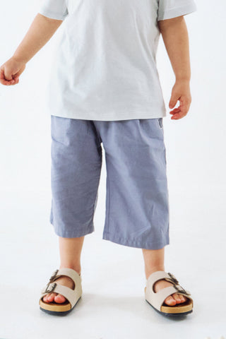 Cotton Relaxed Cropped Pants