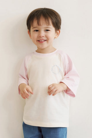 Cotton Raglan 3/4 Sleeves T-Shirt