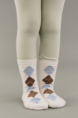 Easy-Fit Argyle Socks (2P)