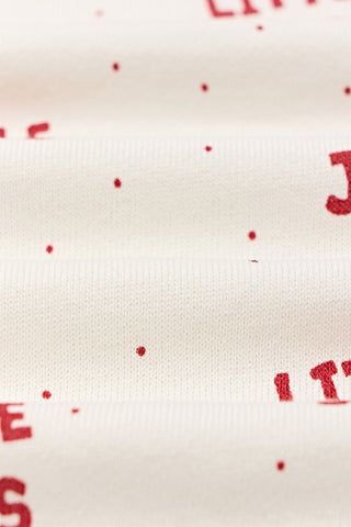 Butter Cotton Fleece-Lined Graphic Joggers