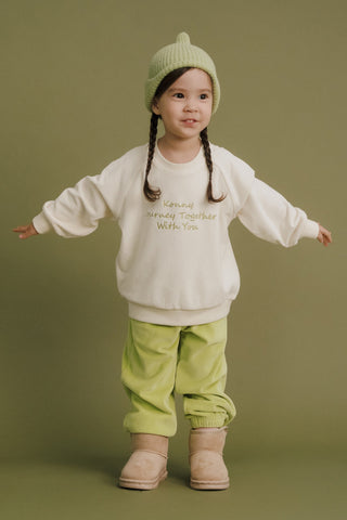 [Set] Ultra-Warm Fleece-Lined Sweatsuit Set
