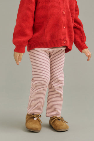 Cotton Ribbed Regular-Fit Leggings