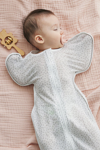 Cotton Mesh Swaddle Suit (Long)