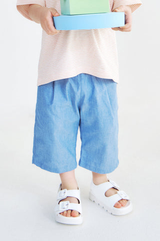 Cotton Relaxed Cropped Pants