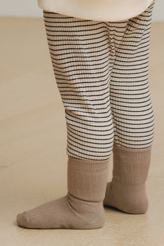 Easy-Fit Basic Socks [Green/Deep Blue/Pink/Mocha]