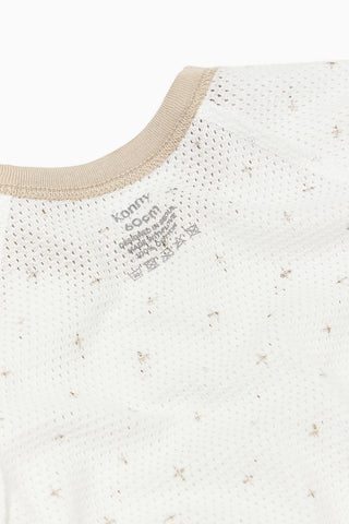 Cotton Mesh Bodysuit