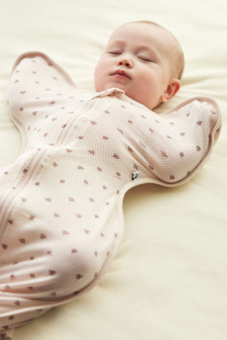 Cotton Mesh Swaddle Suit (Long)