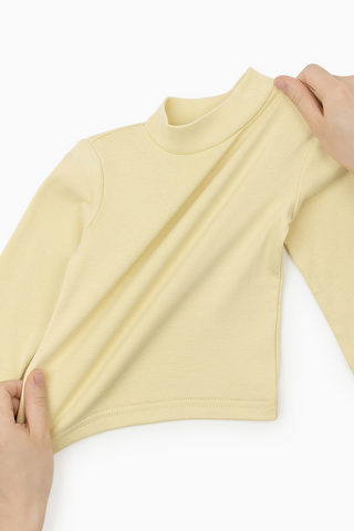 [25FW] Cotton Regular Fit Mock Neck T-Shirt