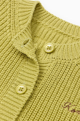 Soft Cotton Knit Cardigan