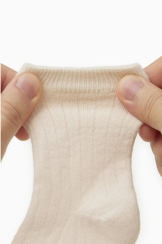 Easy-Fit Basic Socks [Oatmeal/Taupe/Brown/Beige]