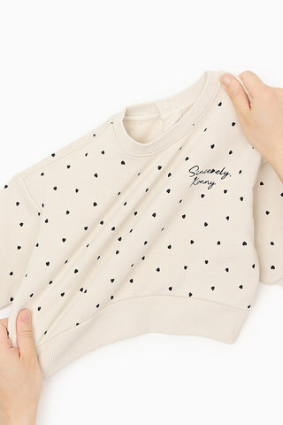 Girls Butter Cotton Fleece-Lined Sweatshirt