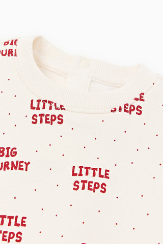 Butter Cotton Fleece-Lined Graphic Sweatshirt