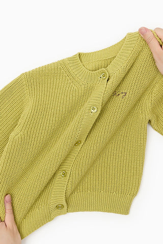 Soft Cotton Knit Cardigan