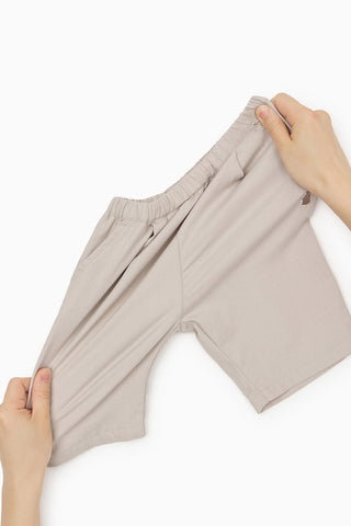 Cotton Relaxed Cropped Pants