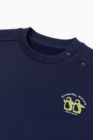 Butter Cotton Fleece-Lined Sweatshirt