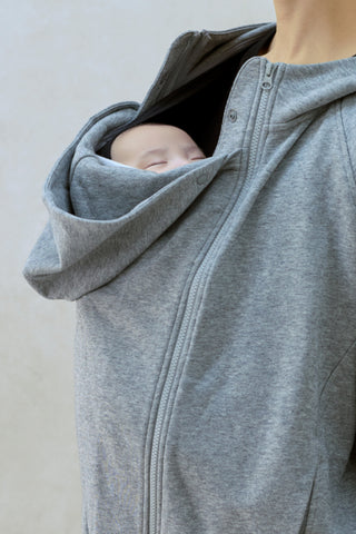 Babywearing Outerwear Zip Up Hoodie
