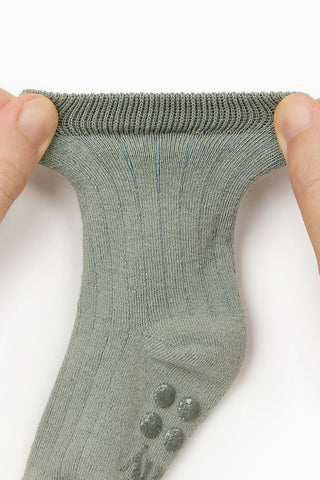 Easy-Fit Basic Socks [Green/Deep Blue/Pink/Mocha]