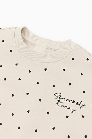 Girls Butter Cotton Fleece-Lined Sweatshirt