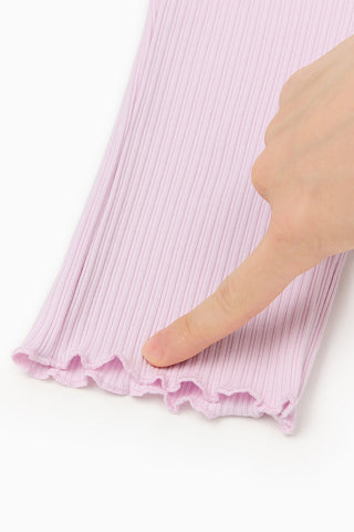 Modal Ribbed Flare Leggings