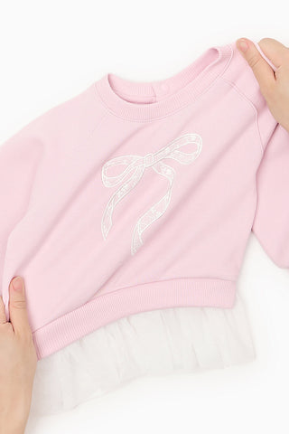 Girls Soft-Touch Tulle Sweatshirt