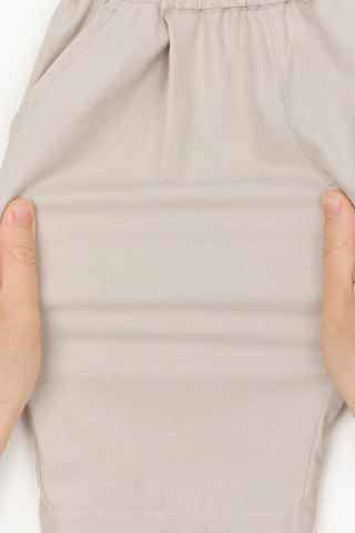 Cotton Relaxed Cropped Pants