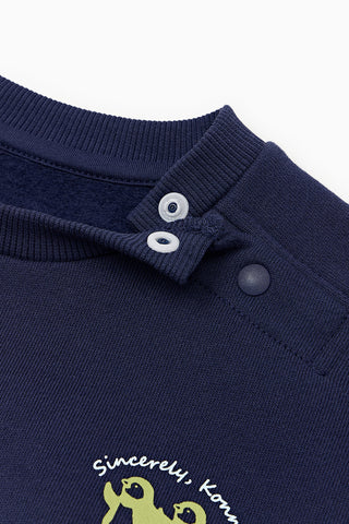 Butter Cotton Fleece-Lined Sweatshirt