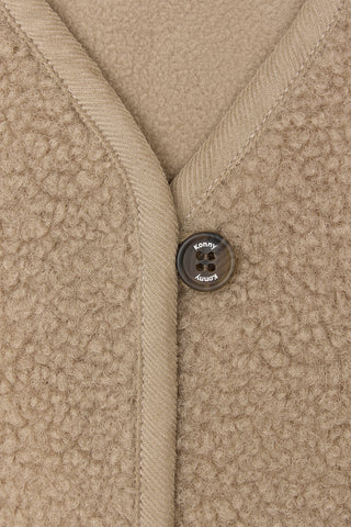Teddy Fleece Reversible Vest [3-30M]