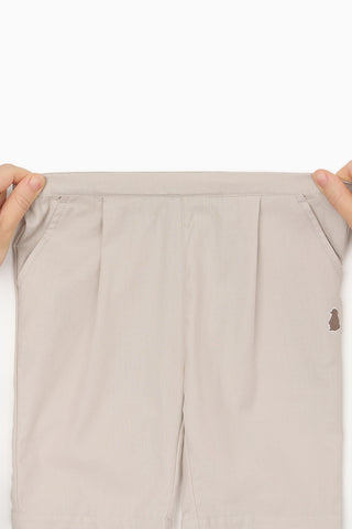 Cotton Relaxed Cropped Pants