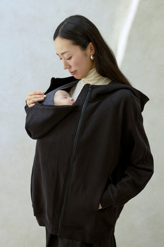 Babywearing Outerwear Zip Up Hoodie