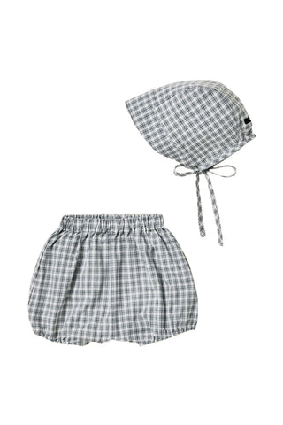 Cotton Bonnet & Bloomers Set